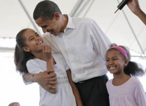 barack-obama-with-daughters-300x218, What our country desperately needs is a leader who loves us, World News & Views 