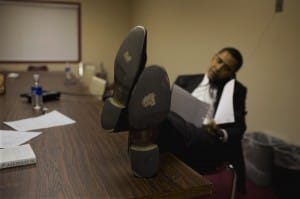 barack-obamas-holey-shoes-1008-by-callie-shell-300x199, Bringing democracy to Amerikkka, Local News & Views 