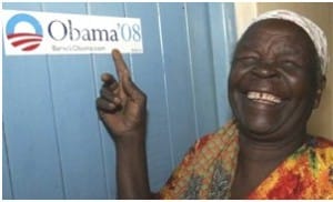 sarah-obama-110408-in-kogelo-kenya-300x182, An Obama victory foreseen in Africa, World News & Views 