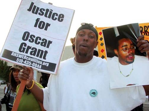lovelle-mixon-march-oscar-grant-032509-by-dave-id-indybay-web, Shooting at OPD officers’ funeral goes unreported, Local News & Views 