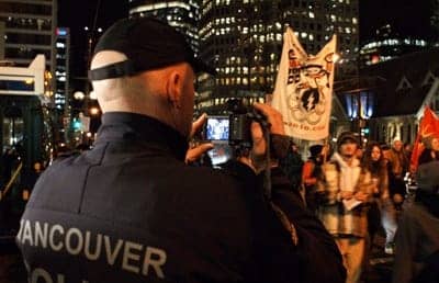olympic-resistance-network-protesters-videotaped-by-vancouver-police-021209by-the-blackbird1, Anti-Olympics movement targeted: Some 15 VISU Joint Intelligence Group visits in 48 hours, News & Views 