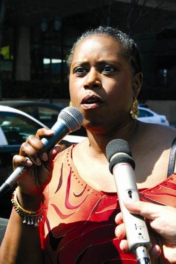 Cynthia-McKinney-at-Philly-Mumia-rally-041908-by-JR-web, The People’s Advocate: an interview with Cynthia McKinney after her kidnapping by the Israelis, World News & Views 
