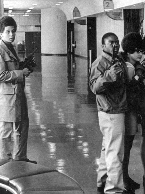 On Aug. 7, 1907, George Jackson’s brother Jonathan, only 17, invaded the Marin County Courthouse alone, planning ultimately to free the Soledad Brothers. “You can take our pictures. We are the revolutionaries!” Jonathan shouted.