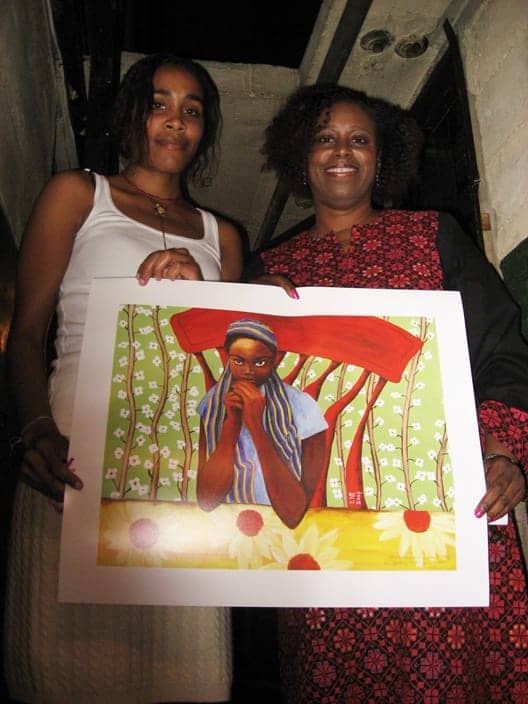 Cynthia-McKinney-Triumph-Tour-Nia-Imara-Cynthia-at-Grand-Lake-082009-by-Wanda-web, Art official: an interview wit’ visual artist Nia Imara, Local News & Views 