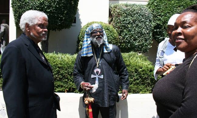 Ishmael-Reed-Tehuti-Ida-McCray-at-Chauncey’s-funeral-080807-by-JR-web, California’s mean streak, from Native annihilation to Oscar and Lovelle: Ishmael Reed on history, World News & Views 