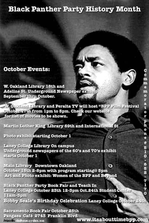 BPP-History-Month-1009-3-web, Black Panther Party 43rd Anniversary History Month, Culture Currents 