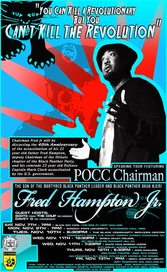 Chairman-Fred-tour-1109-web2, Chairman Fred Hampton Jr. Speaking Tour: 'You Can Kill a Revolutionary But You Can't Kill the Revolution!', Local News & Views 