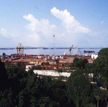 Congo-River-view-from-Kinshasa-to-Brazzaville-Kinshasa-timber-transshipment-port-to-Europe-Asia-No.-America-2006-by-Keith-HS1, Belgian paratroopers to crush rising Congo rebellion?, World News & Views 