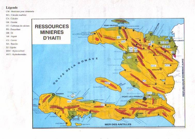 Haiti-map-Mineral-Resouces-of-Haiti-from-Lavalas-white-book, Are they that sick? Did U.S. weather weapon destroy Haiti?, World News & Views 