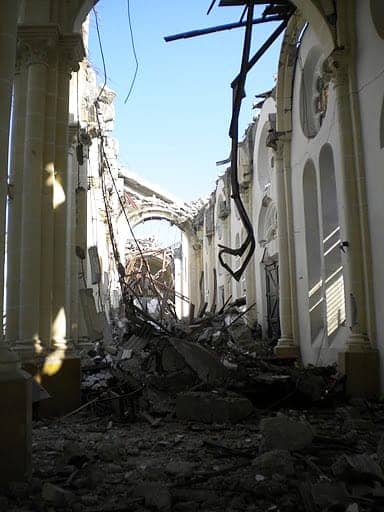 Haiti-earthquake-National-Cathedral-view-from-doorway-021210-by-Sasha-Kramer, Jounen jèn, Days of Remembrance, World News & Views 
