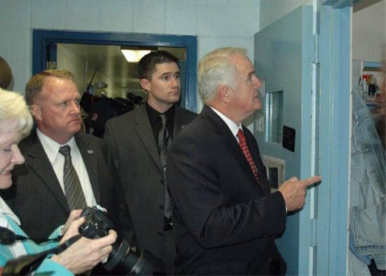 Nev.-Gov.-Jim-Gibbons-at-Warm-Springs-Prison-2-man-cell-holds-4-050307, Solidarity and struggle: More on the Jan. 31 riot at Ely State Prison, Behind Enemy Lines 
