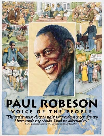 Paul-Robeson-drawing-collage, Paul, the magnificent: Tribute by Mumia Abu-Jamal on Paul Robeson’s birthday, Culture Currents 