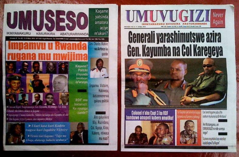Rwandan-tabloids-Umuseso-Umuvugizi-0410-by-Kigali-Wire-web2, Umuseso newspaper editor Didas Gasana grilled by Rwandan police, World News & Views 