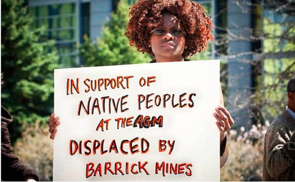 Friends-of-the-Congo-U-of-Toronto-Pres.-Bodia-Macharia-Bavuidi-protests-Barrick-Mines-by-Meagan-Moore, Say no to Canadian troops for Congo and yes to Canadian diplomacy, World News & Views 