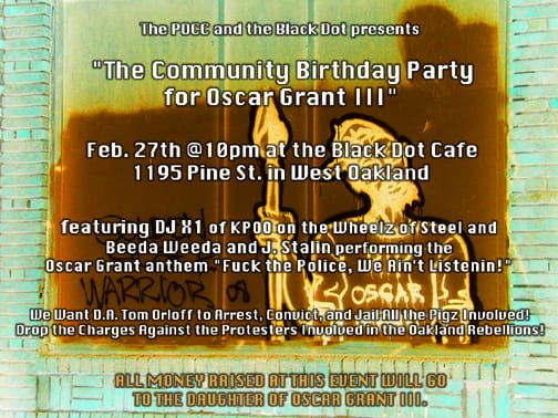 block-report-oscar-grant-bday-022709-2-web1, Saturday matinee benefit for the Bay View: ‘for colored girls …’, Culture Currents 