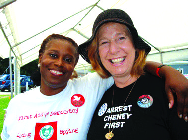 cynthia-mckinney-cindy-sheehan-team-up-0608-web, Cynthia McKinney and Cindy Sheehan report from human rights conference in Cuba, World News & Views 
