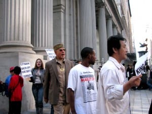 dr-oba-tshaka-black-asian-shareholders-students-at-city-community-capital-111308-by-wright-enterprises-web-300x225, King-Garvey shareholders protest land grab by bailed out bank, Local News & Views 