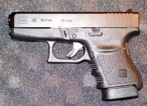 glock-36, Did BART cop who killed Oscar Grant mistake gun for Taser?, Local News & Views 
