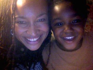 Malaika Parker with her daughter, Imani