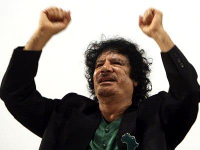 Libyan Leader Muammar Qaddafi 