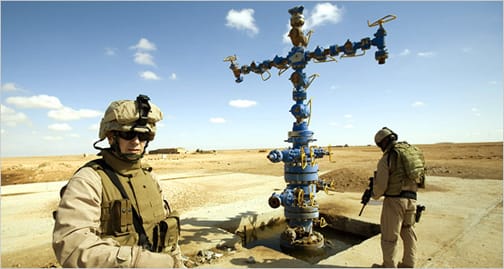 oil-gas-well-in-iraqe28099s-western-anbar-province-by-robert-nickelsberg-getty-nyt1, No blood for oil! No blood for natural gas!, Local News & Views 