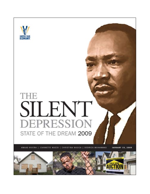 state-of-the-dream-2009-cover, State of the Dream 2009: The Silent Depression, World News & Views 